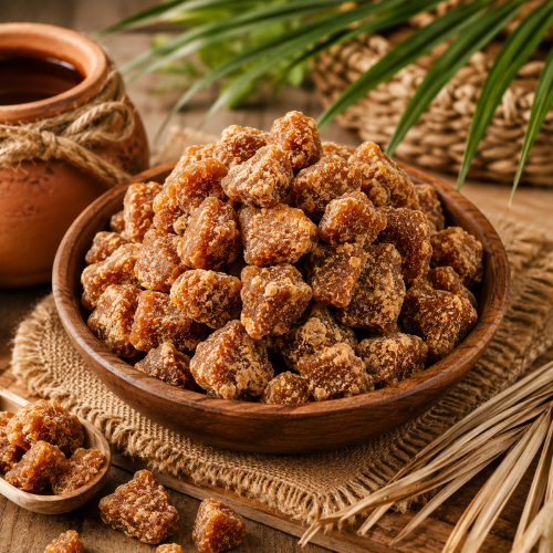Premium Organic Dana Khejurer Gur (দানা খেজুরের গুড়) - 500g Jar