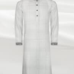 Cotton Panjabi White Traditional Menswear