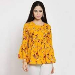Floral Printed Top Trendy Women Outfit
